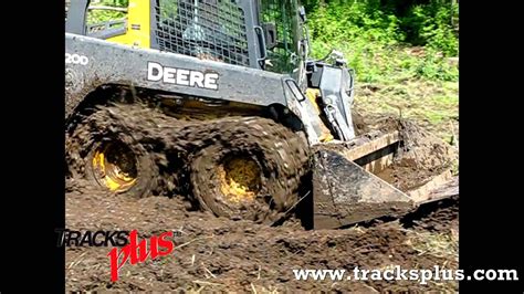 tracked skid steer in mud|skid steer track problems.